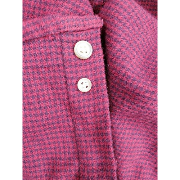 BCC Khakis Maroon Full Button Up Soft Shirt With Extra Buttons - Picture 12 of 12